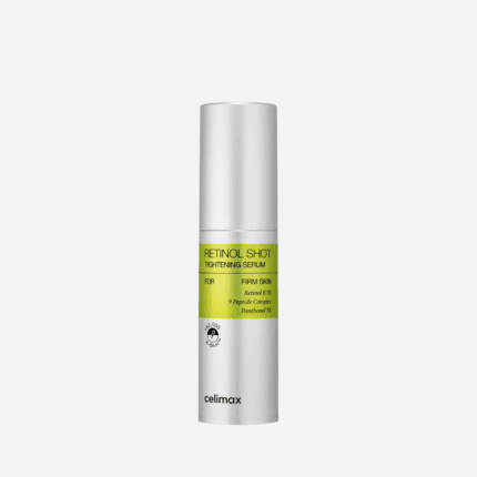 Celimax Vita A Retinol Shot Tightening Serum 30ml Korean retinol face serum with 0.1% pure retinol, peptides and panthenol for smoother and firmer-looking skin.